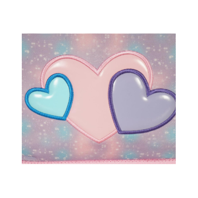 Mochila Elf Con Carro Escolar Infantil Corazones Rosa