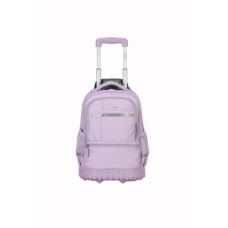 Mochila Elf Escolar Infantil Con Carro Lila