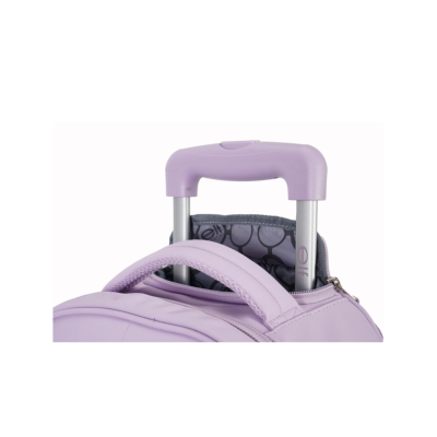 Mochila Elf Escolar Infantil Con Carro Lila