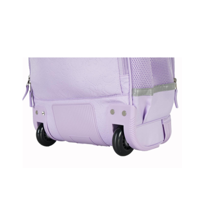 Mochila Elf Con Carro Escolar Infantil Lila
