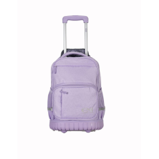 Mochila Elf Con Carro Escolar Infantil Lila