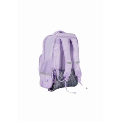Mochila Elf Con Carro Escolar Infantil Lila