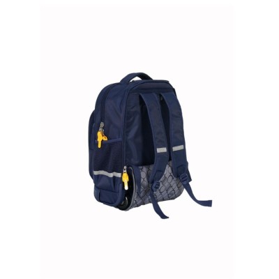 Mochila Elf Con Carro Escolar Infantil Fútbol Azul