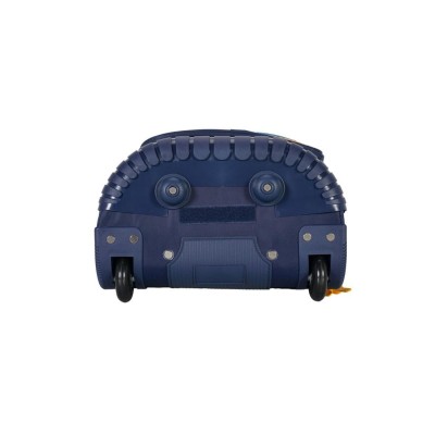 Mochila Elf Con Carro Escolar Infantil Fútbol Azul