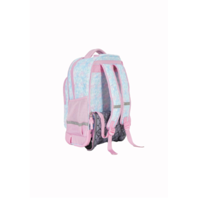 Mochila Elf Con Carro Escolar Infantil Rosa