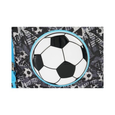 Mochila Elf Con Carro Escolar Infantil Fútbol Negro Mochila Elf Con Carro Escolar Infantil Fútbol Negro