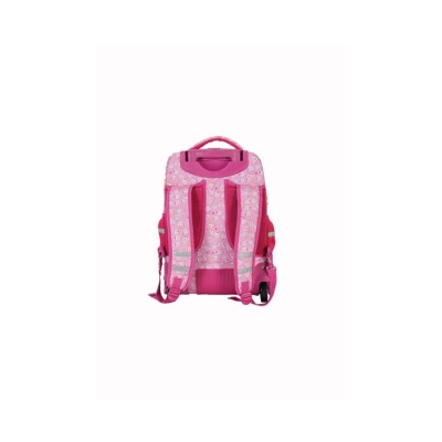 Mochila Elf Con Carro Escolar Infantil Arcoíris Rosa Mochila Elf Con Carro Escolar Infantil Arcoíris Rosa