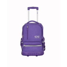 Mochila Elf Con Carro Escolar Infantil Violeta
