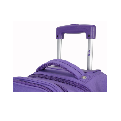 Mochila Elf Con Carro Escolar Infantil Violeta