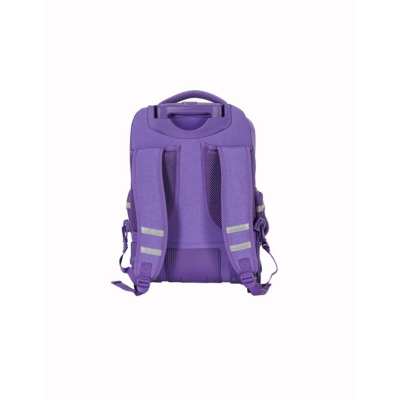 Mochila Elf Con Carro Escolar Infantil Violeta