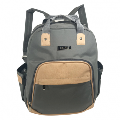 Mochila Maternal Suam Impermeable Gris