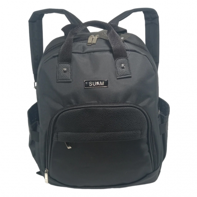 Mochila Maternal Suam Impermeable Negro