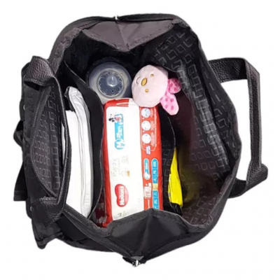 Mochila Maternal Suam Combinada Gris