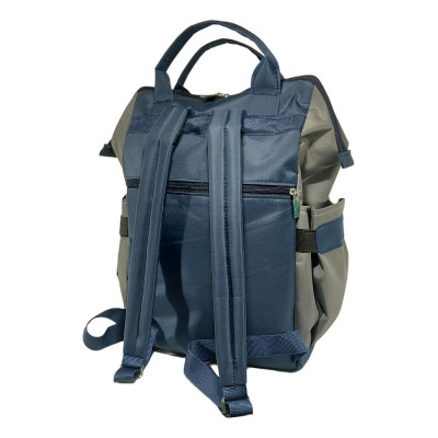 Mochila Maternal Microfibra Suam Azul