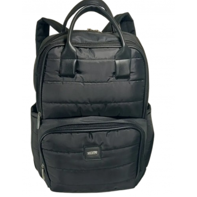 Mochila Maternal Matelasse Suam Negro