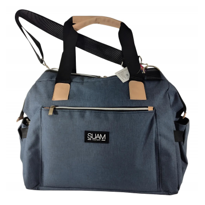 Bolso Maternal Melange Suam Azul