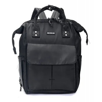 Mochila Maternal Skora - Con Cambiador Incluido Doble Bolsillo Negro
