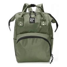 Mochila Maternal Skora - Con Cambiador Incluido Doble Bolsillo Verde