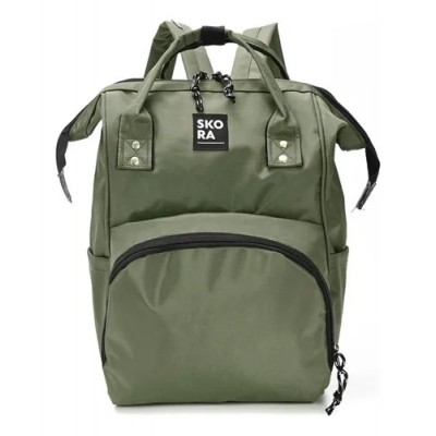 Mochila Maternal Skora - Con Cambiador Incluido Doble Bolsillo Verde