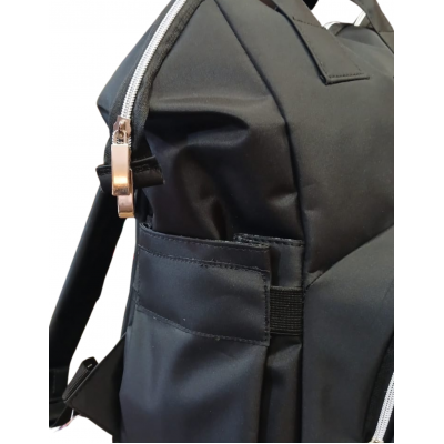 Mochila Maternal Suam Combinada Negro
