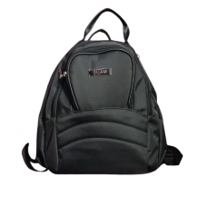 Mochila Maternal Suam - Cambiador Porta Mamadera Térmico Microfibra Negro