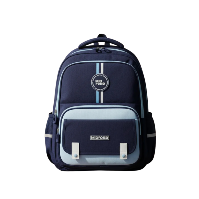 Mochila Midford Colegial Portanotebook  Azul Y Celeste