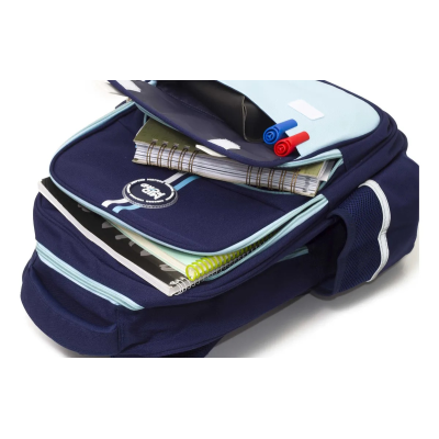 Mochila Midford Colegial Portanotebook  Azul Y Celeste