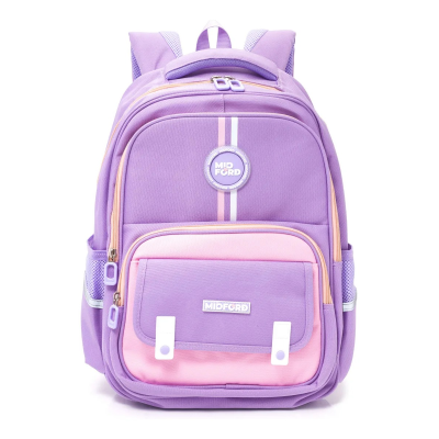 Mochila Midford Colegial Portanotebook Lila