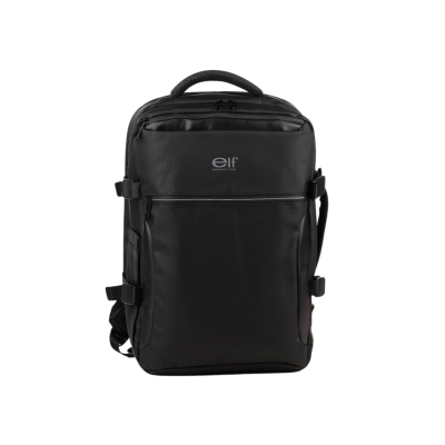 Mochila Elf Portanotebook Engomada Negro