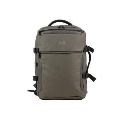 Mochila Elf Portanotebook Engomada Gris