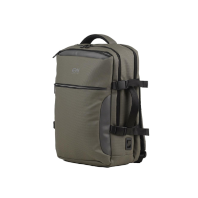 Mochila Elf Portanotebook Engomada Gris