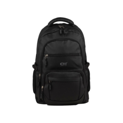 Mochila Elf Portanotebook Engomada Negro