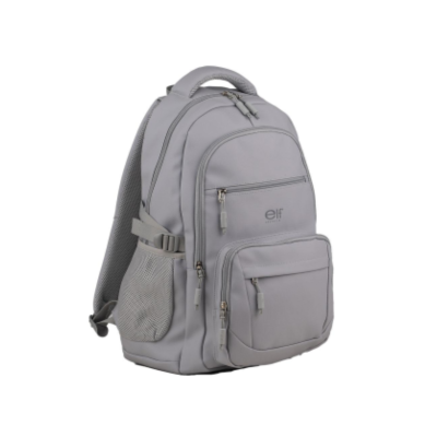 Mochila Elf Portanotebook Engomada Gris