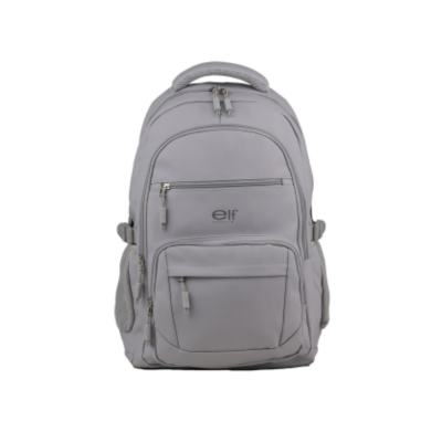 Mochila Elf Portanotebook Engomada Gris