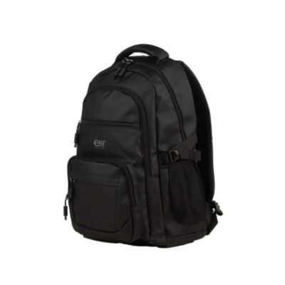 Mochila Elf Portanotebook Engomada Negro