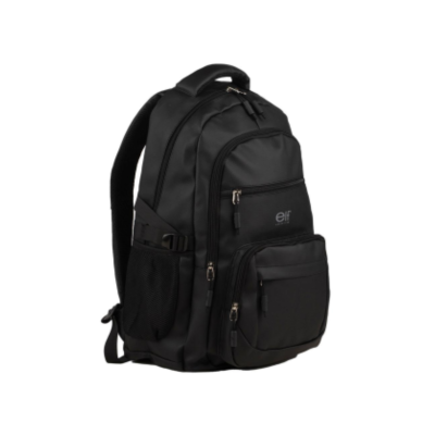 Mochila Elf Portanotebook Engomada Negro
