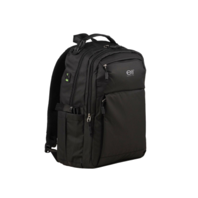 Mochila Elf Portanotebook Impermeable Negro