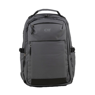 Mochila Elf Portanotebook Impermeable Gris
