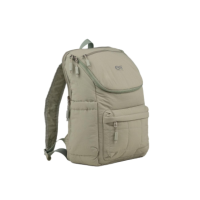 Mochila Elf Portanotebook Acolchada Verde