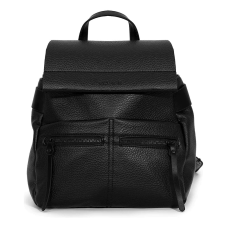 Mochila Con Tapa Squash Negro