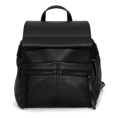 Mochila Con Tapa Squash Negro