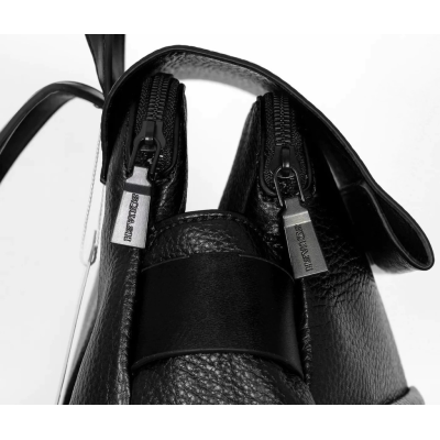 Mochila Con Tapa Squash Negro