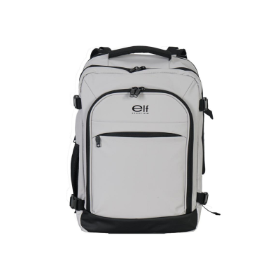 Mochila Elf Travel Pro Engomada Gris