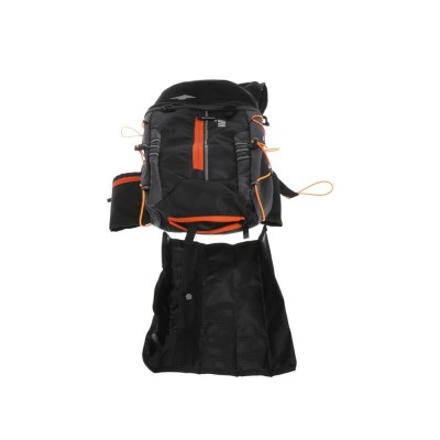 Mochila Deportiva Running Avia Negro Con Cierre Naranja Mochila Deportiva Running Avia Negro Con Cierre Naranja