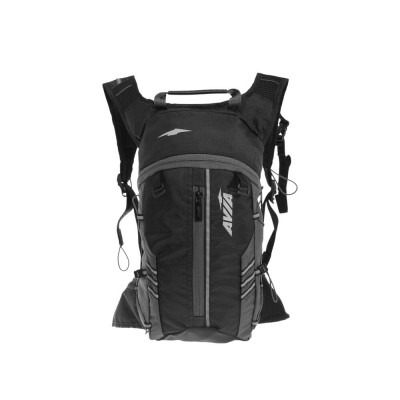 Mochila Deportiva Running Avia Negro Con Cierre Gris Mochila Deportiva Running Avia Negro Con Cierre Gris