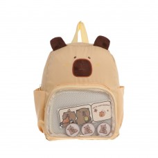 Mochila Infantil Capibara 12" Marrón Claro