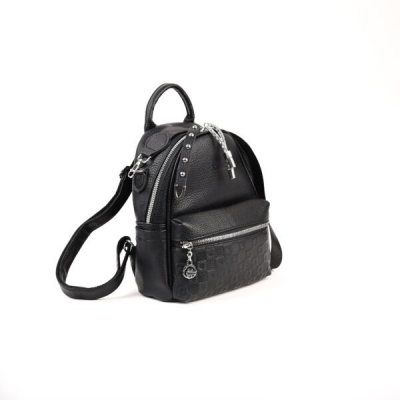 Mochila Kif Kif Mini Ecocuero Negro