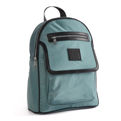 Mochila Joup Urbana De Nylon Y Pu Gris