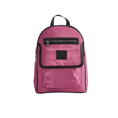 Mochila Joup Urbana De Nylon Y Pu Fucsia
