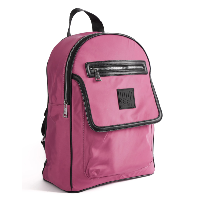 Mochila Joup Urbana De Nylon Y Pu Fucsia